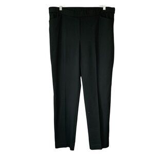 J. Jill black ponte slim leg pull on pant with pockets. Size‎ Mp